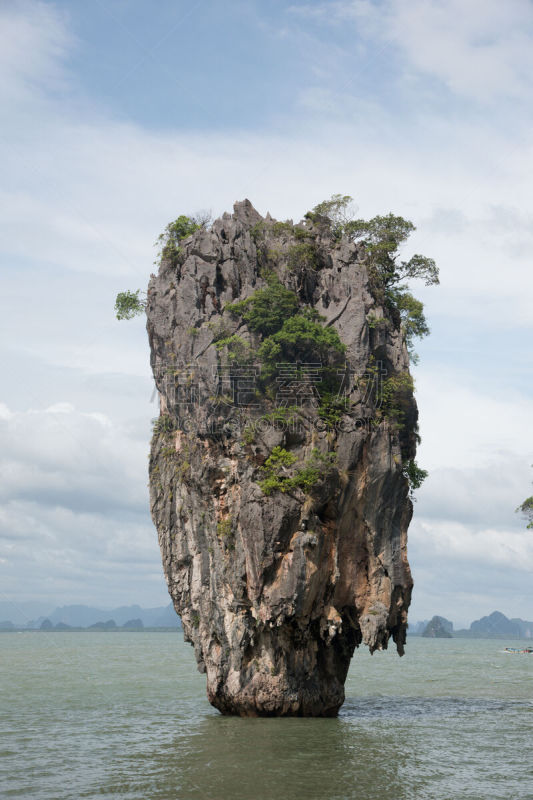 泰国,詹姆斯庞德岛,名声,热带气候,石灰石,船,著名景点,夏天,户外,攀牙府