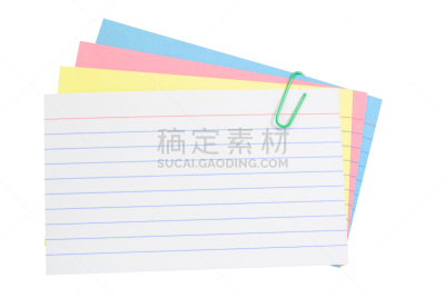 空白的,贺卡,笔记本,办公室,留白,办公用品,回形针,水平画幅,无人,书页