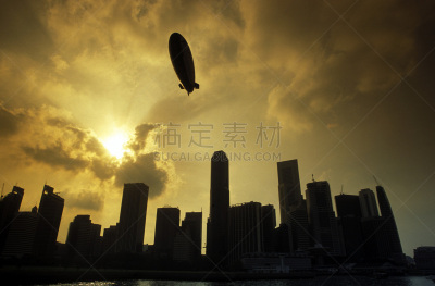 新加坡市,亚洲,城镇,水平画幅,新加坡,银行,无人,城市天际线,户外,城市