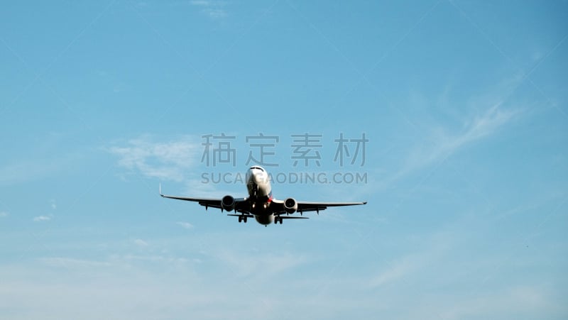 天空,飞机,自然,风,空中客车a380,水平画幅,云,无人,蓝色,马来西亚