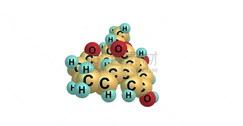白色,分子结构,分离着色,水平画幅,核对时间,无人,绘画插图,白色背景,毒枝菌素,科学