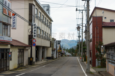 日本,温泉,城镇,福岛县,万代山,户外,建筑,旅行者,城市,度假胜地