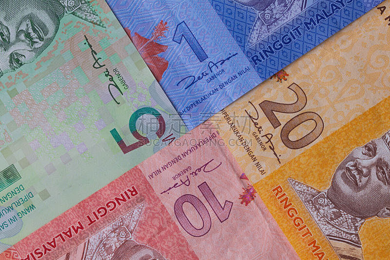 马来西亚林吉特,马来西亚,已付,水平画幅,无人,金融,丰富,金融和经济,信用卡,商业金融和工业