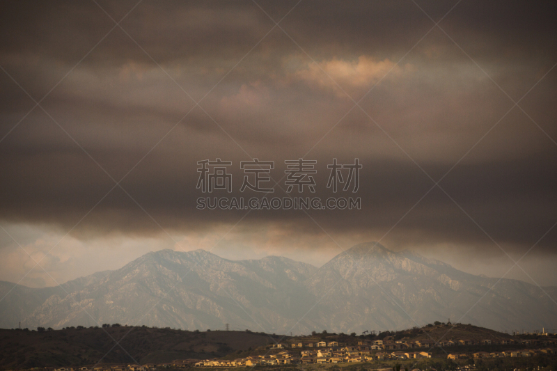 烟,南加利福尼亚,环境,图像,火,加利福尼亚,森林火灾,美国,空气污染,无人