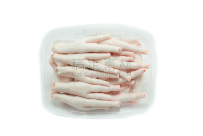 豉汁凤爪,白色背景,生食,背景分离,清新,一个物体,食品,动物腿,动物足,四肢