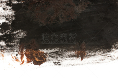 绘画插图,画笔,褐色,摇滚乐,分离着色,斑点,特写,纹理,水彩画,黑色