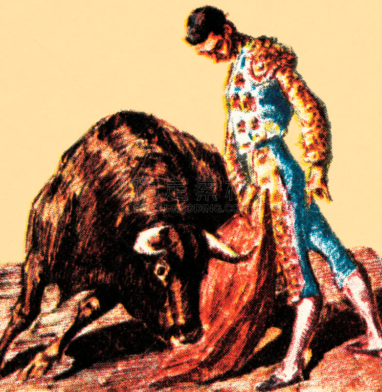 Matador and bull