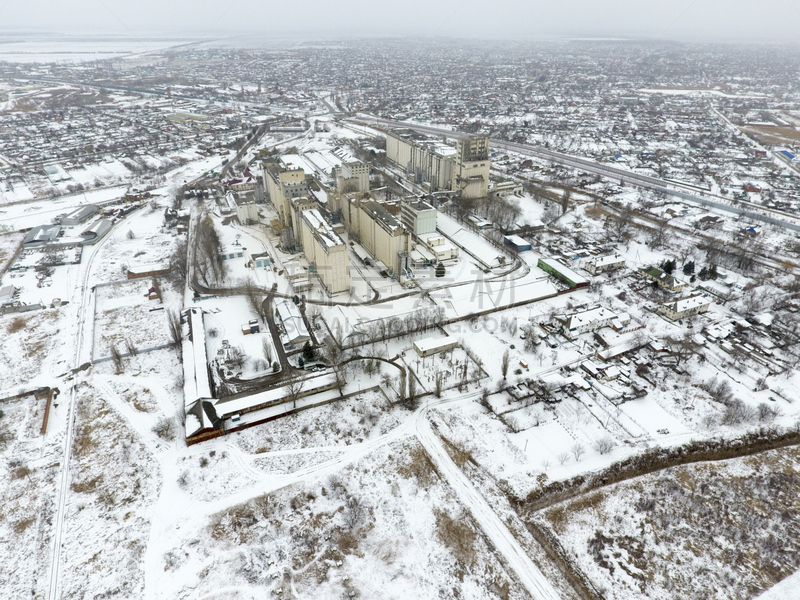 雪,俄罗斯,冬天,风景,电梯,谷物升降仓,格林威治村,摄像机拍摄角度,有包装的,公亩