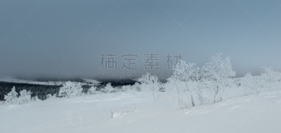 拉普兰,俄罗斯,冬天,地形,科拉半岛,雪山坡,前苏联,半岛,天空,水平画幅