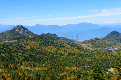 长野县,秋天,日本,滋贺县,苏格兰高地,山之内町,山之内,飞驒山脉,自然,水平画幅