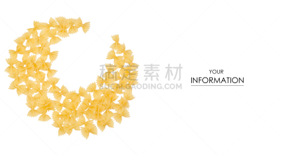 通心粉,蝴蝶结,式样,素食,碳水化合物,干的,白色,意大利食品,领带,字体