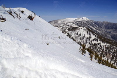 春山山脉,内华达州,雪,山,拉斯维加斯,徒步旅行,查尔斯顿,极端地形,攀登,挨着