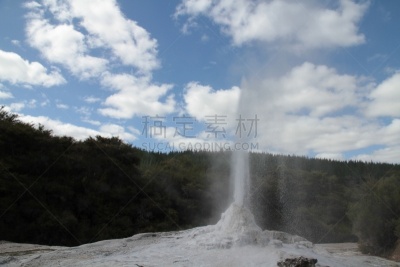 罗托鲁阿,新西兰,一只动物,部分,水,水平画幅,lake tarawera,无人,火山地形,户外