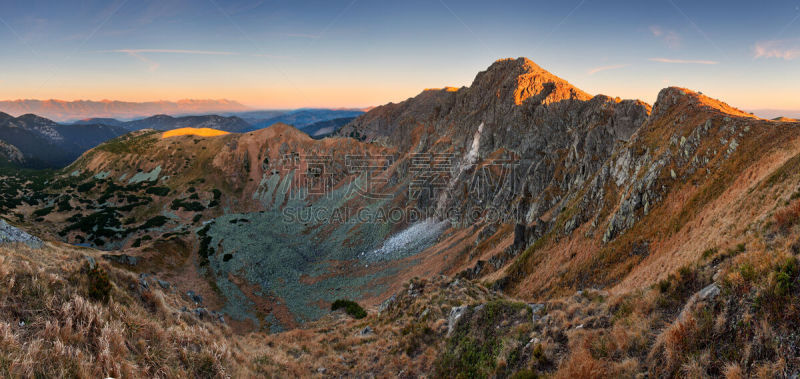 秋天,山,斯洛伐克,自然,全景,东欧,草,气候与心情,著名景点,清新