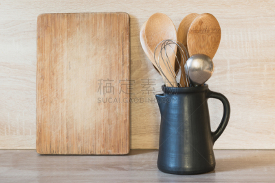 餐具,背景,厨房,木制,静物,厨房器具,组物体,桌子,留白,接力赛