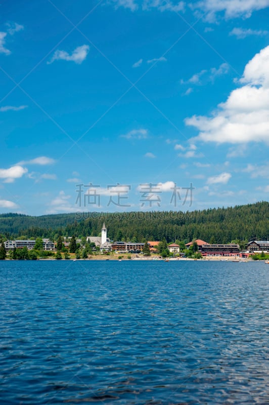 蒂蒂湖,黑森林,湖,风景,在上面,滴滴湖,巴登-符腾堡州,自然,垂直画幅,水