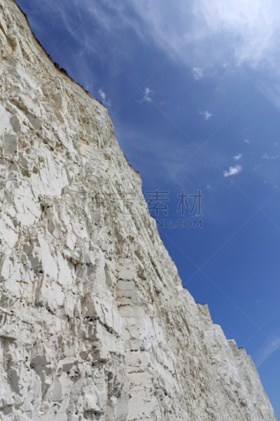 白色,白垩,悬崖,垂直画幅,沙子,无人,英格兰,英吉利海峡,户外,石头