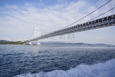 潮汐,桥,漩涡,鸣门海峡,淡路岛,观光船,火影忍者的城市,水面,多车道公路,波浪
