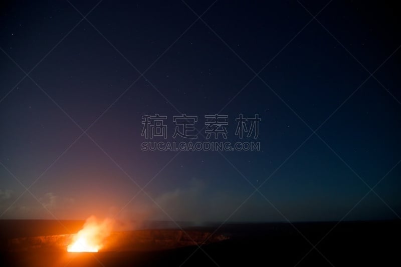 几劳亚活火山,熔岩,夏威夷火山国家公园,夏威夷大岛,火山,水平画幅,无人,太平洋岛屿,户外,夏威夷