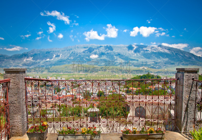 吉洛卡斯塔,自然,全景,阿尔巴尼亚,自然美,天空,水平画幅,山,无人,湿