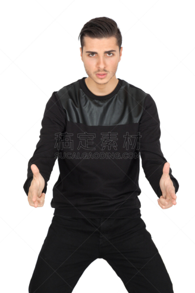 男人,面部表情,男性美,衣服,个性,垂直画幅,留白,黑发,男性,仅男人