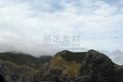 东开普省,新西兰,northland region,水平画幅,山,无人,灯塔楼,bay of islands,雾,摄影