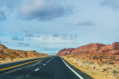 美国,公路,沙漠,永远,平尾鲹,163号公路,台地,孤峰群,纪念碑,水平画幅
