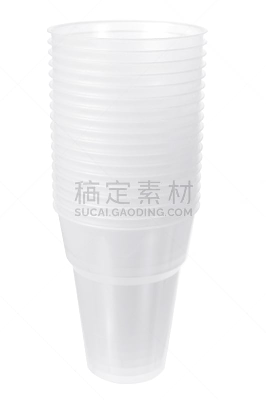 一次性杯子,垂直画幅,一次性物品,无人,烧杯,白色背景,背景分离,影棚拍摄,容器,空的
