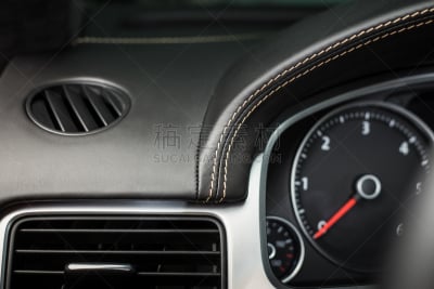 汽车,现代,特写,交通工具内部,迅速,水平画幅,蓝色,陆用车,交通,速度计