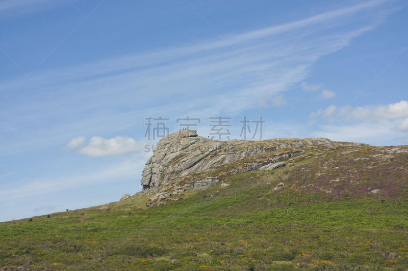 黑托岩,德文郡,岩石,旅游目的地,dartmoor,天空,停泊的,旷野,摩尔人风格