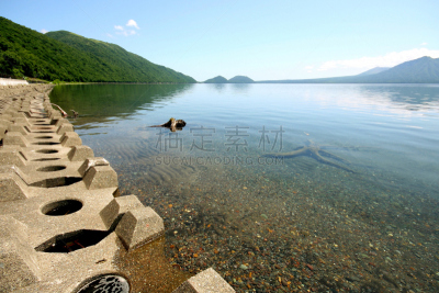 支笏湖,植物群,风景,派克大街,水,天空,美,水平画幅,旅行者,夏天