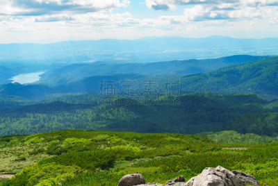 大雪山国家公园,北海道,高处,山,日本,风景,车站,平原,五只动物,旭岳火山