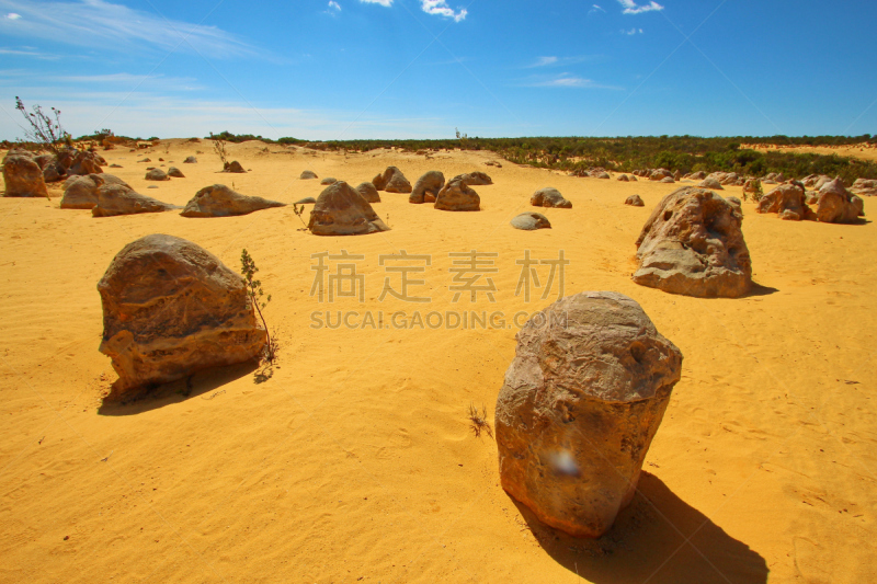 石峰沙漠,澳大利亚,cervantes,石林,西澳大利亚,偏远地区,水平画幅,沙子,石灰石,旅行者