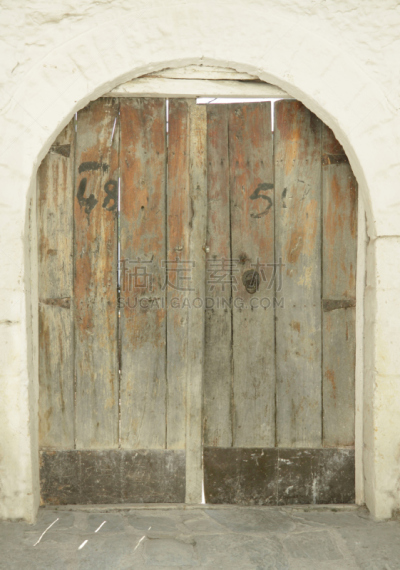 吉洛卡斯塔,阿尔巴尼亚,门口,大门,建筑体,不明确的地点,垂直画幅,墙,无人,木材