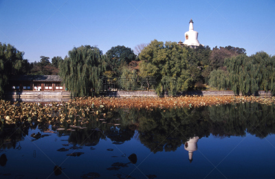 著名景点,北海公园,水平画幅,无人,东亚,户外,白色,彩色图片
