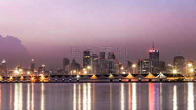 泰国,都市风景,夜晚,曼谷,商务,空的,照明设备,港务局,流行音乐会,现代