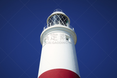 波兰比尔灯塔,水平画幅,无人,蓝色,英格兰,建筑外部,户外,灯塔楼,建筑结构,红色