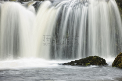 瀑布,坎普西丘陵,自然,水,非都市风光,水平画幅,地形,岩石,燃烧