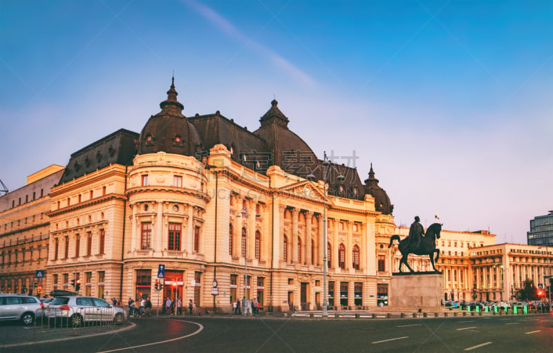 Central University Library in Bucharest, Romania