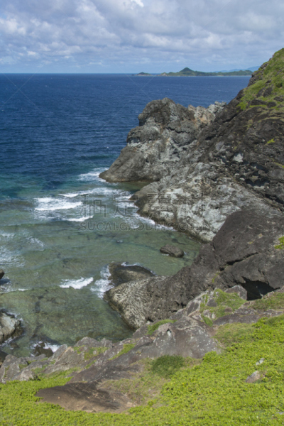 石垣岛,八重山群岛,水湾,峭壁,冲绳县,观测点,半岛,九月,灯塔楼,海滩度假