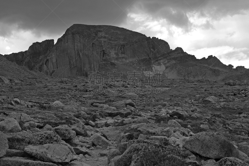 朗斯峰,洛矶山脉,科罗拉多州,美国,雷雨,建筑外部,托里峰,格雷斯峰,埃文斯山荒野地,野生白山羊