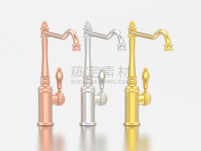 绘画插图,古老的,铬合金,黄色,三维图形,三个物体,淡红葡萄酒,白金,银色,复古
