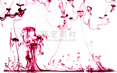 水,抽象,背景,艺术,水平画幅,无人,墨水,湿,烟,特写
