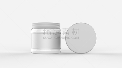 标签,蛋黄酱,广口瓶,白色,正下方视角,小的,比例,轻蔑的,分离着色,三维图形