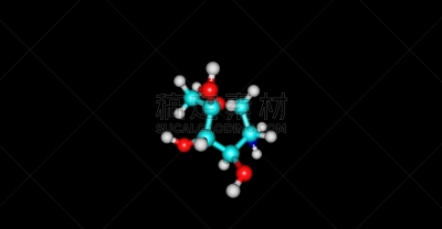 分子结构,黑色背景,化学课,葡萄糖胺,水平画幅,氢,海产,科学,关节炎,营养品