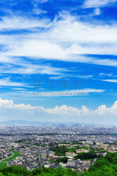 日本,都市风光,垂直画幅,天空,无人,户外,城市,大阪府,建筑结构,都市风景