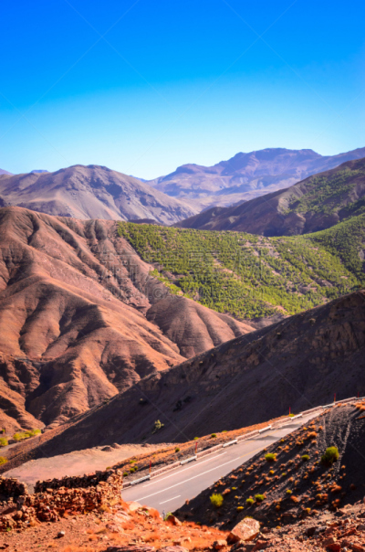 摩洛哥,荒野公路,阿特拉斯山脉,热,北非,公路,柏柏尔人,沙漠,户外,沙漠绿洲
