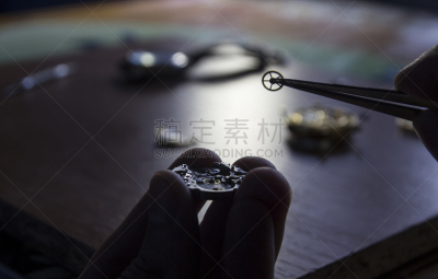 钟表匠,表,自动的,分针,腕表,螺丝,永远,准确,工匠,古董