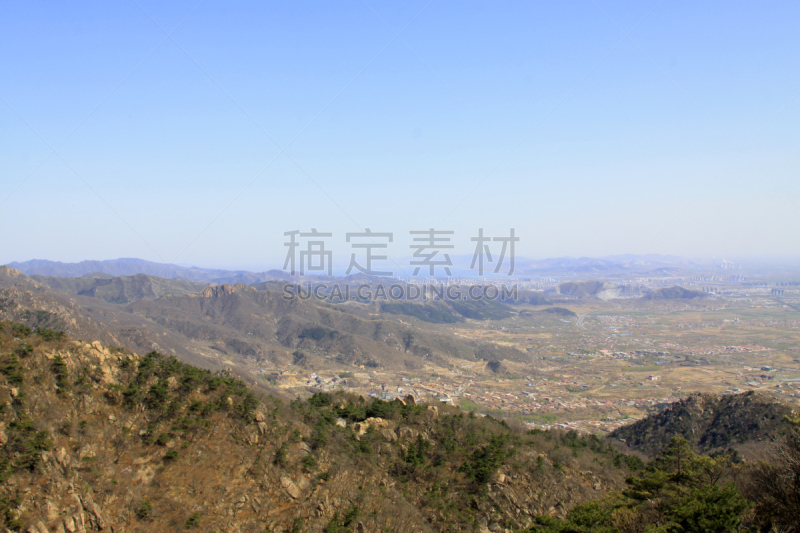 天津市,中国,山,风景,特写,自然,天空,水平画幅,地形,无人