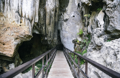 泰国,莱雷海滩,洞穴,亚洲,东南亚,图像,无人,水平画幅,攀牙府,甲米省